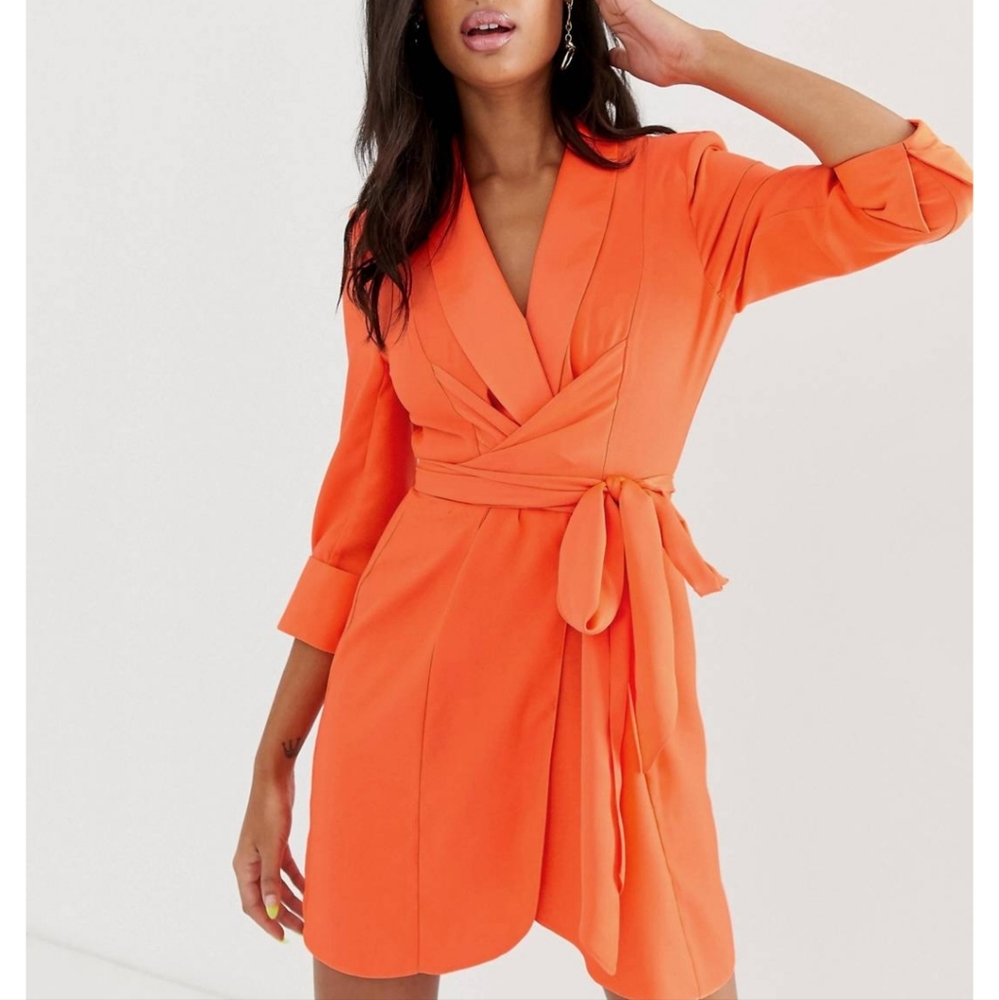 ASOS mini tux dress